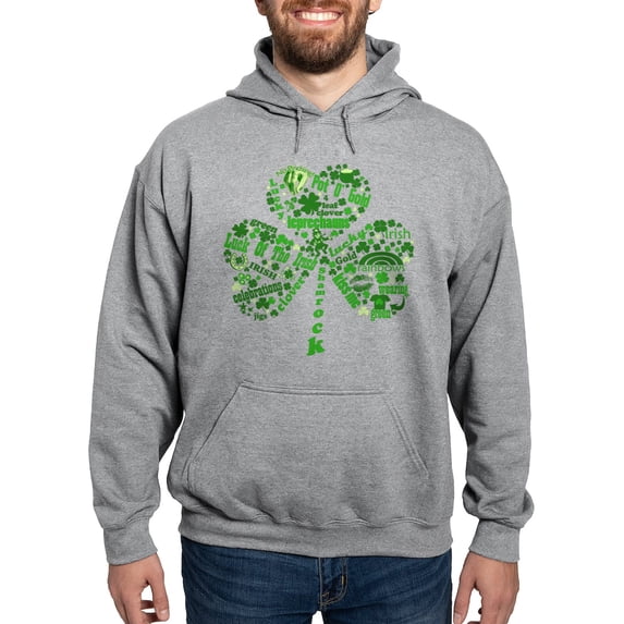 CafePress - St Paddys Day Shamrock Hooded Sweatshirt - Pullover Hoodie, Hooded Sweatshirt