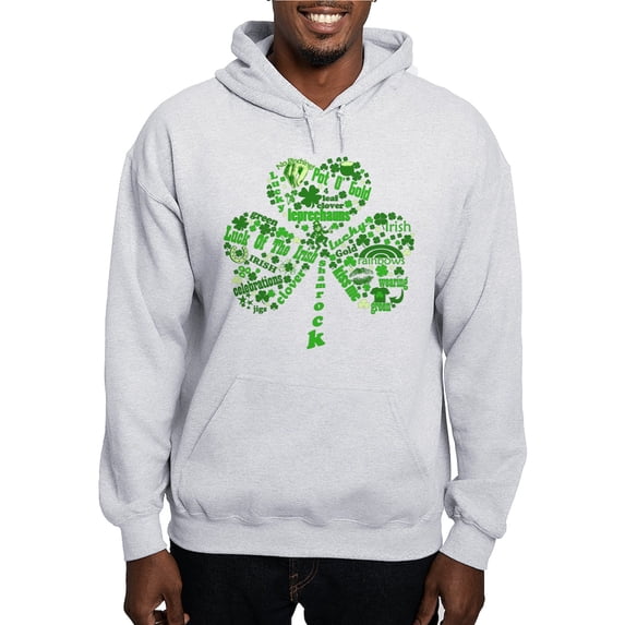 CafePress - St Paddys Day Shamrock Hooded Sweatshirt - Pullover Hoodie, Hooded Sweatshirt