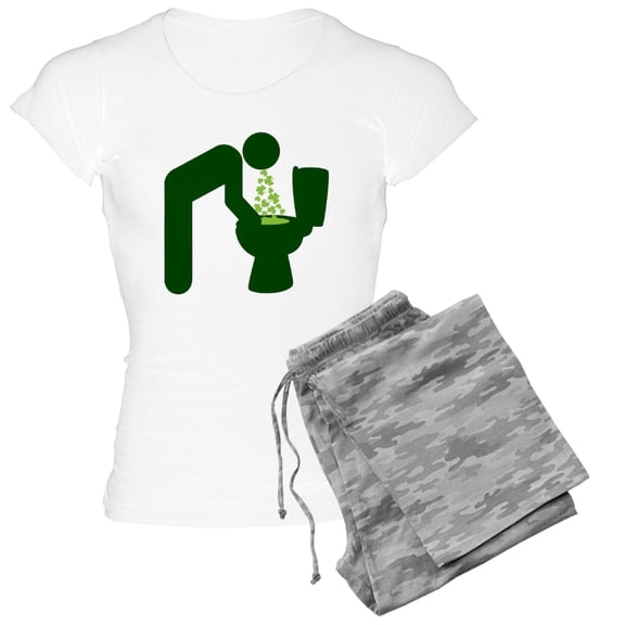 CafePress - St. Patrick's Day Aftermath - Women's Light Pajamas