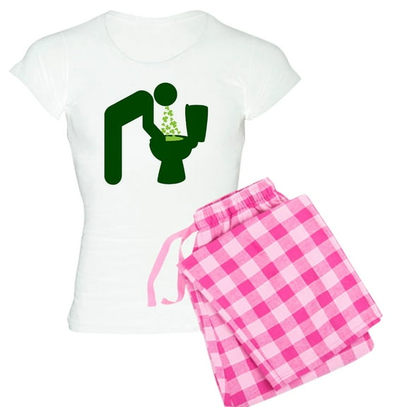 CafePress - St. Patrick's Day Aftermath - Women's Light Pajamas