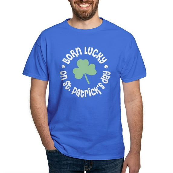 CafePress - St. Patrick's Day Birthday Dark T Shirt - Men's Classic Graphic Cotton T-Shirt