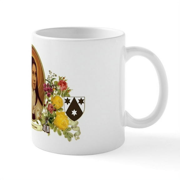 CafePress - St. Therese Of Lisieux Mug - 11 oz Ceramic Mug - Novelty Coffee Tea Cup