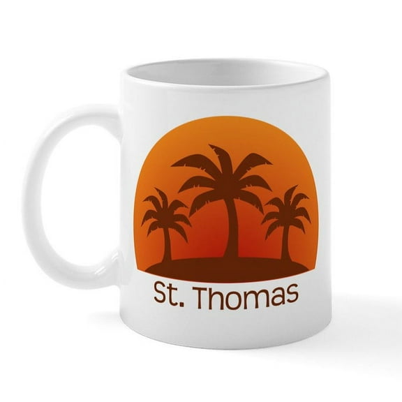CafePress - St. Thomas Mug - 11 oz Ceramic Mug - Novelty Coffee Tea Cup