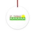 thumbnail image 1 of CafePress - St. Thomas, USVI -  Round Wood Ornament 4", 1 of 2