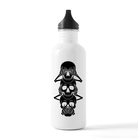 CafePress - Stacked Skulls - Stainless Steel Water Bottle, Sports Bottle, 1.0L