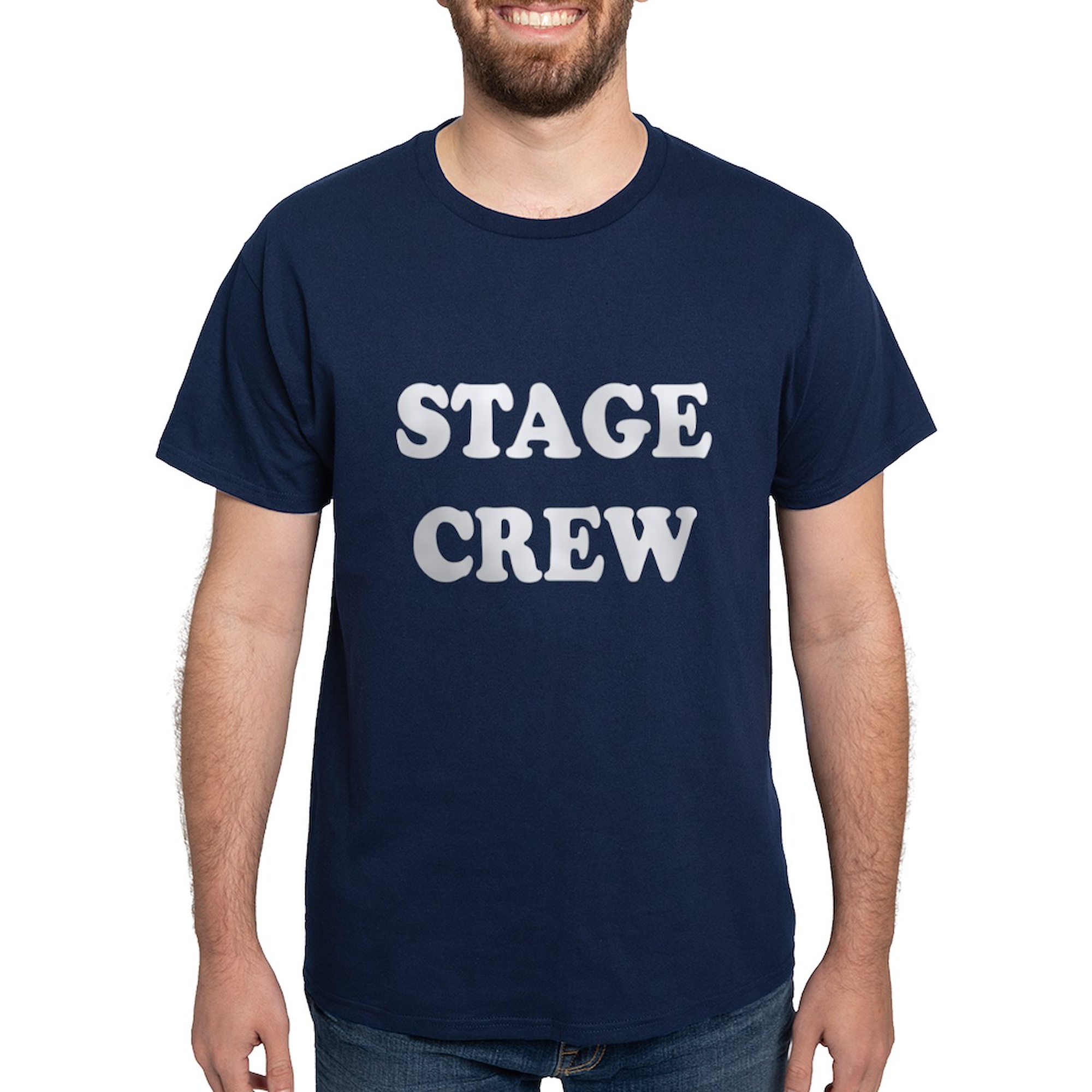 CafePress - Stage Crew White T Shirt - 100% Cotton T-Shirt - image 1 of 4