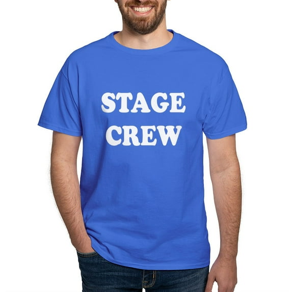 CafePress - Stage Crew White T Shirt - Men's Classic Graphic Cotton T-Shirt