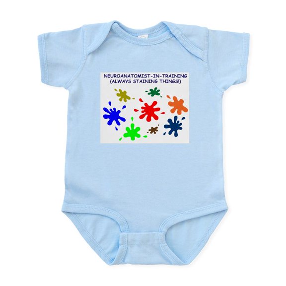 CafePress - Stain Body Suit - Baby Light Bodysuit, Size Newborn - 24 Months