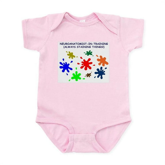 CafePress - Stain Body Suit - Baby Light Bodysuit, Size Newborn - 24 Months