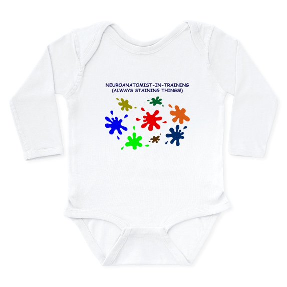 CafePress - Stain - Long Sleeve Cotton Baby Bodysuit