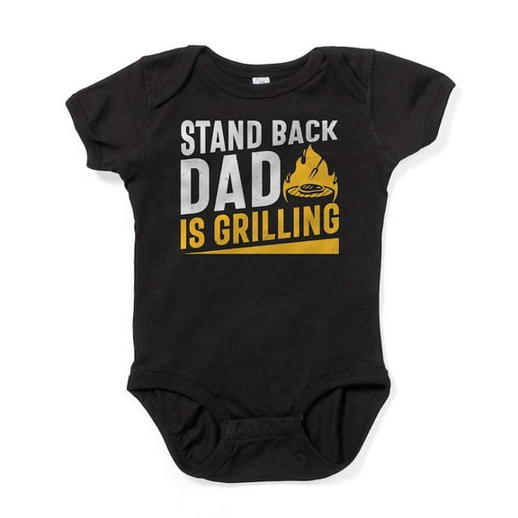 CafePress - Stand Back Dad Is Grilling Body Suit - Cute Infant Bodysuit Baby Romper - Size Newborn - 24 Months