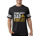 thumbnail image 1 of CafePress - Stand Back Dad Is Grilling Men's Football T Shirt - Mens Football Shirt, 1 of 4