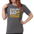 thumbnail image 1 of CafePress - Stand Back Dad Is Grilling T Shirt - Womens Comfort Colors® Shirt, 1 of 4