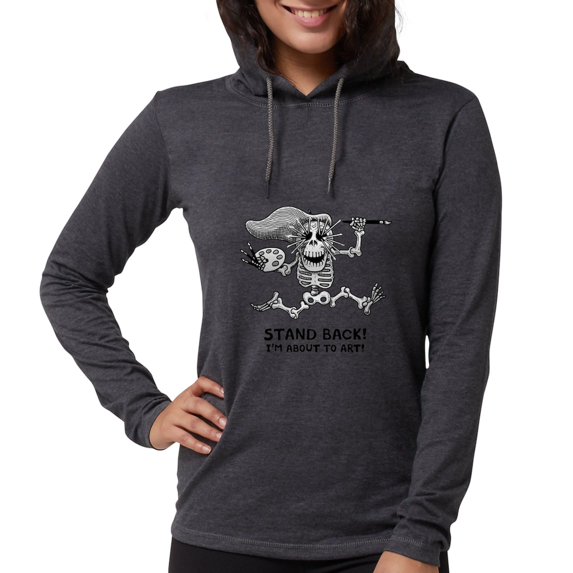 CafePress - Stand Back! Long Sleeve T Shirt - Womens Hooded Shirt