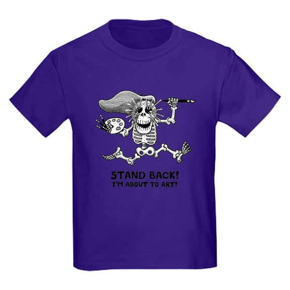 CafePress - Stand Back! T Shirt - Dark T-Shirt Kids XS-XL