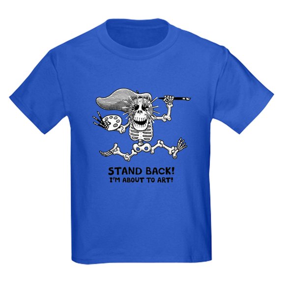 CafePress - Stand Back! T Shirt - Dark T-Shirt Kids XS-XL