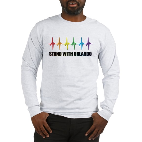 CafePress - Stand With Orlando - Unisex Cotton Long Sleeve T-Shirt