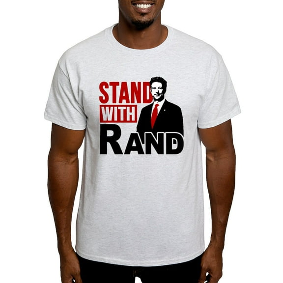 CafePress - Stand With Rand Light T Shirt - Men's Classic Graphic T-Shirt