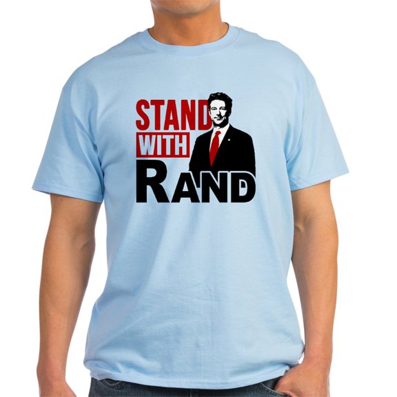 CafePress - Stand With Rand Light T Shirt - Men's Classic Graphic T-Shirt