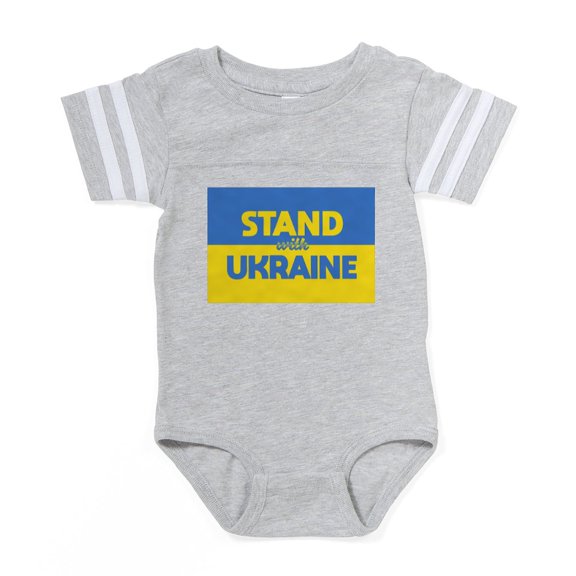 CafePress - Stand With Ukraine - Cute Infant Baby Football Bodysuit