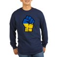 thumbnail image 1 of CafePress - Stand With Ukraine Long Sleeve T Shirt - Long Sleeve Dark T-Shirt, 1 of 1