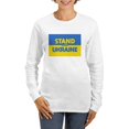 thumbnail image 1 of CafePress - Stand With Ukraine Long Sleeve T Shirt - Women's Long Sleeve Graphic Casual T-Shirt, 1 of 4