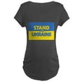 thumbnail image 1 of CafePress - Stand With Ukraine Maternity T Shirt - Maternity Dark T-Shirt, 1 of 3