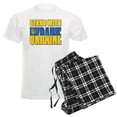 thumbnail image 1 of CafePress - Stand With Ukraine - Men's Light Loose Fit Cotton Pajama Set, 1 of 7
