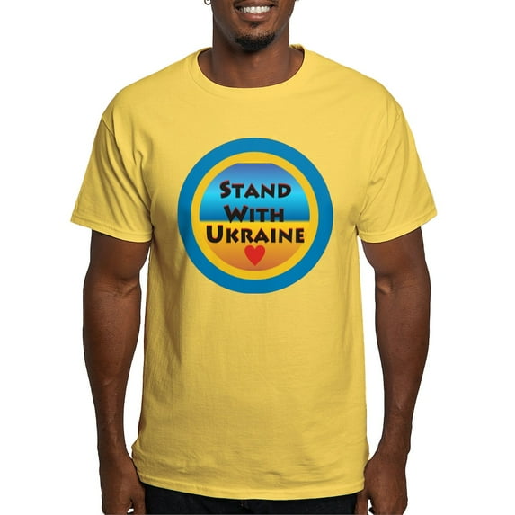 CafePress - Stand With Ukraine Men's Value T Shirt - Men's Classic Graphic T-Shirt