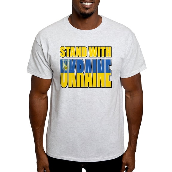 CafePress - Stand With Ukraine Men's Value T Shirt - Men's Classic Graphic T-Shirt
