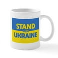 thumbnail image 1 of CafePress - Stand With Ukraine Mugs - 11 oz Ceramic Mug - Novelty Coffee Tea Cup, 1 of 4