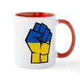 thumbnail image 1 of CafePress - Stand With Ukraine Mugs - 11 oz Ceramic Mug - Novelty Coffee Tea Cup, 1 of 4