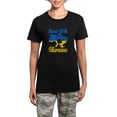 thumbnail image 1 of CafePress - Stand With Ukraine Pajamas - Women's Short Sleeve Print T-Shirt and Pants Dark Cotton Pajama Set, 1 of 7
