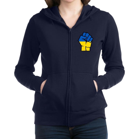 CafePress - Stand With Ukraine Sweatshirt - Women's Zip Hoodie