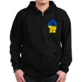 thumbnail image 1 of CafePress - Stand With Ukraine Sweatshirt - Zip Hoodie, Classic Hooded Sweatshirt with Metal Zipper, 1 of 4