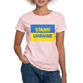 thumbnail image 1 of CafePress - Stand With Ukraine T Shirt - Women's Classic T-Shirt, 1 of 4