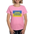 thumbnail image 1 of CafePress - Stand With Ukraine T Shirt - Women's Traditional Fit Dark T-Shirt, 1 of 4