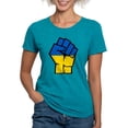 thumbnail image 1 of CafePress - Stand With Ukraine T Shirt - Womens Tri-blend T-Shirt, 1 of 4