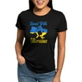 thumbnail image 1 of CafePress - Stand With Ukraine T Shirt - Womens Tri-blend T-Shirt, 1 of 4