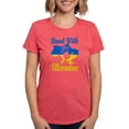 thumbnail image 1 of CafePress - Stand With Ukraine T Shirt - Womens Tri-blend T-Shirt, 1 of 4