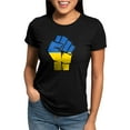 thumbnail image 1 of CafePress - Stand With Ukraine T Shirt - Womens Tri-blend T-Shirt, 1 of 4