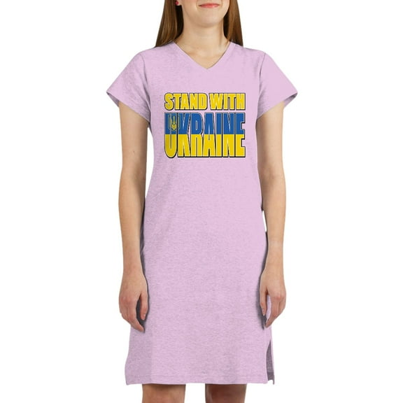 CafePress - Stand With Ukraine - Women's Nightshirt