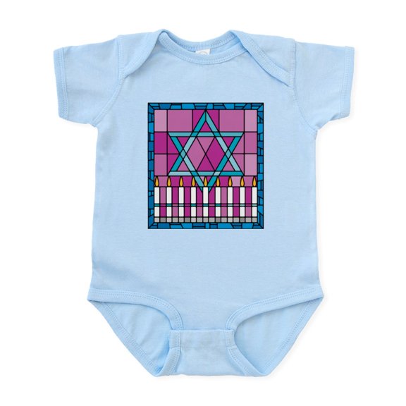 CafePress - Star Of David Infant Bodysuit - Baby Light Bodysuit, Size Newborn - 24 Months