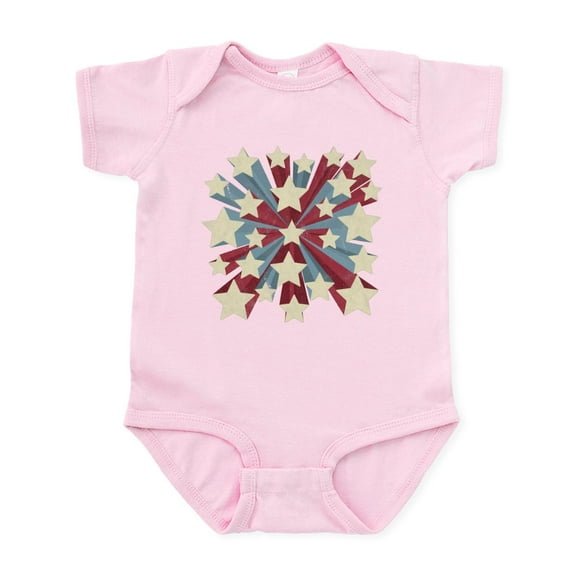 CafePress - Star Pop Infant Bodysuit - Baby Light Bodysuit, Size Newborn - 24 Months