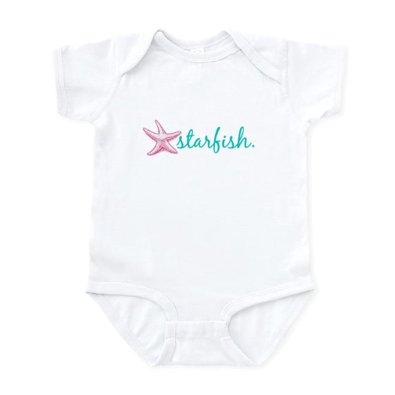 CafePress - Starfish Body Suit - Baby Light Bodysuit, Size Newborn - 24 Months