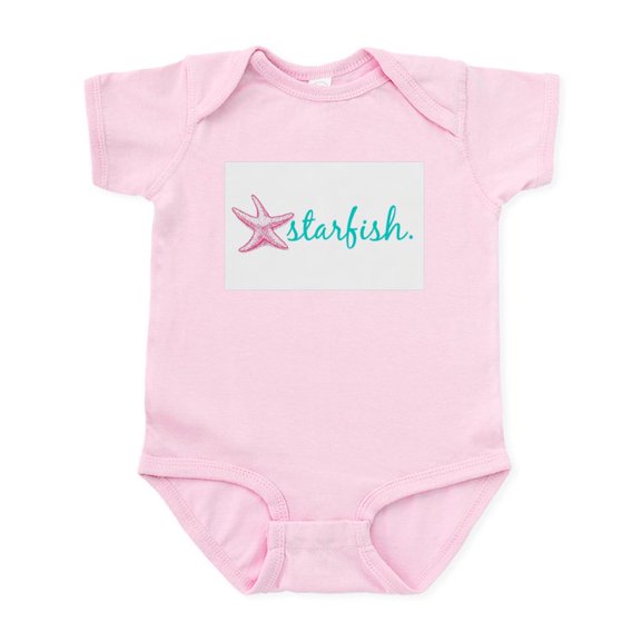 CafePress - Starfish Body Suit - Baby Light Bodysuit, Size Newborn - 24 Months