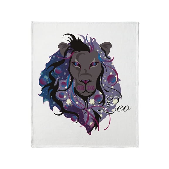 CafePress - Starlight Leo - Soft Fleece Throw Blanket, 50"x60" for All Ages