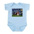 thumbnail image 1 of CafePress - Starry / Basset Hound Infant Bodysuit - Baby Light Bodysuit, Size Newborn - 24 Months, 1 of 4