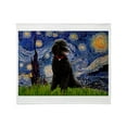 thumbnail image 1 of CafePress - Starry Night Black Poodle (ST Throw Blanket - Soft Fleece Throw Blanket, 50"x60" for All Ages, 1 of 2
