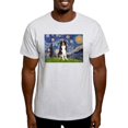 thumbnail image 1 of CafePress - Starry Night Border Collie Light T Shirt - Men's Classic Graphic T-Shirt, 1 of 4